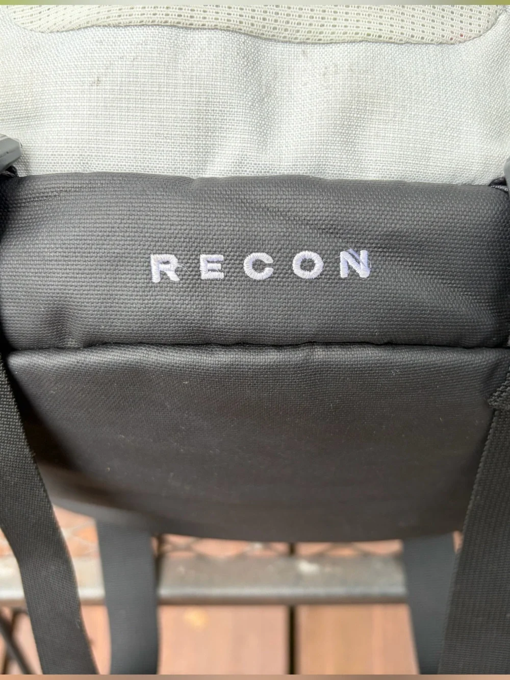 The North Face Light Gray and Black Recon Backpack 30L